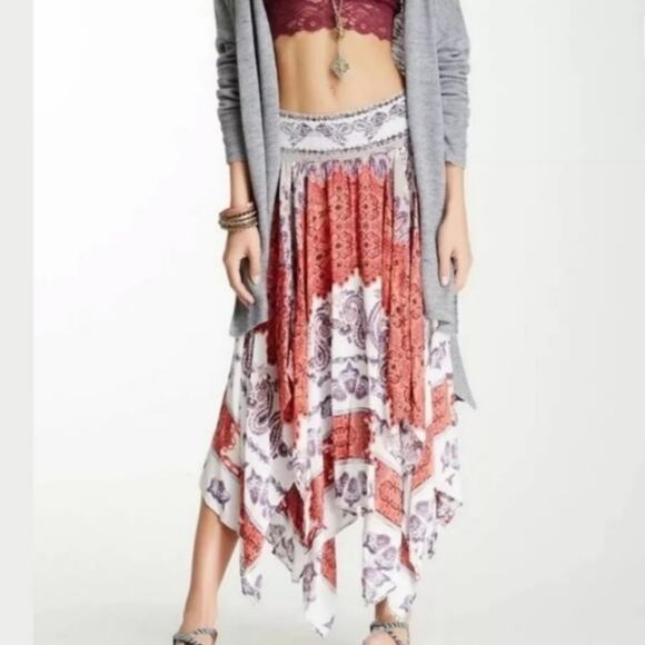 Free People Fly Away Asymmetrical Dress Skirt - Picture 5 of 9